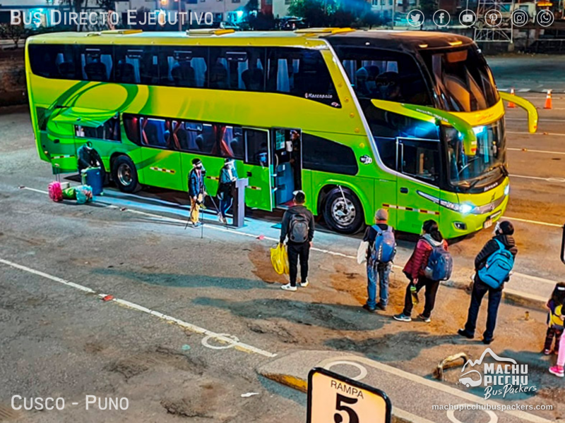 Bus Directo Cusco a Puno (Cama 160° Zona VIP - Mañana 08:30 hrs)